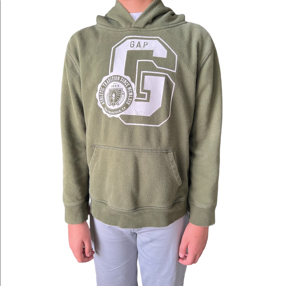 Green Boys Gap Hoodie - Picture 1 of 4